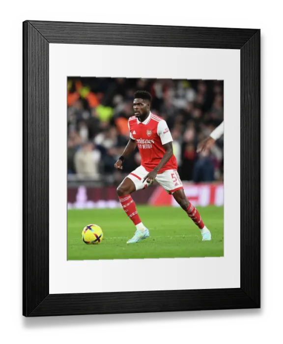 Framed Print : Thomas Partey in Action: Arsenal vs. Tottenham Hotspur, Premier League 2022-23