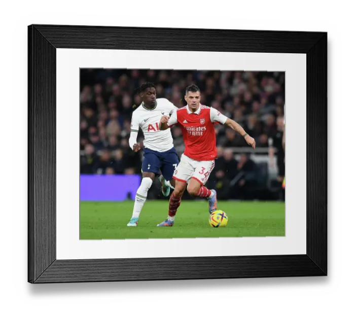 Framed Print : Xhaka vs Bissouma: Battle in the Premier League - Tottenham vs Arsenal (2022-23) Framed Print : Xhaka vs Bissouma: Battle in the Premier League - Tottenham vs Arsenal (2022-23)