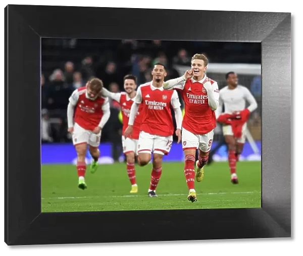 Martin Odegaard's Thrilling Goal: Arsenal's Premier League Victory Over Tottenham (2022-23)