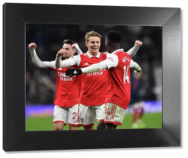Martin Odegaard's Goal: Arsenal's Triumph over Tottenham Hotspur in the Premier League (2022-23)