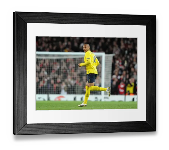 Framed Print : Thierry Henry's Emotional Return: Arsenal vs. Barcelona, 2010 UEFA Champions League Quarterfinal First Leg Framed Print : Thierry Henry's Emotional Return: Arsenal vs. Barcelona, 2010 UEFA Champions League Quarterfinal First Leg