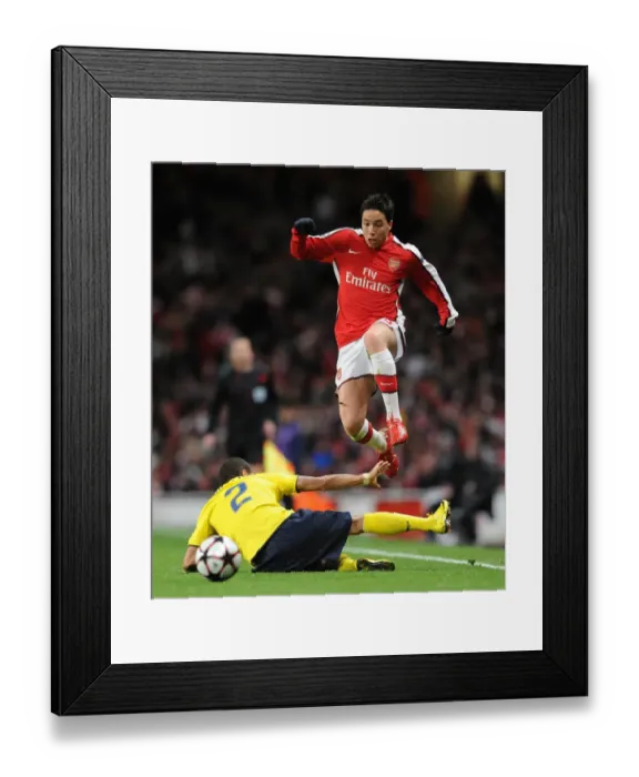 Framed Print : Arsenal vs. Barcelona: Samir Nasri vs. Daniel Alves - Thrilling 2:2 Stalemate in the 2010 UEFA Champions League Quarterfinals Framed Print : Arsenal vs. Barcelona: Samir Nasri vs. Daniel Alves - Thrilling 2:2 Stalemate in the 2010 UEFA Champions League Quarterfinals