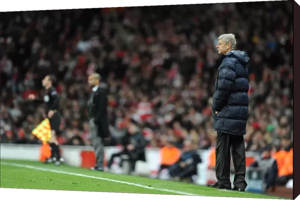 Arsenal manager Arsene Wenger. Arsenal 2: 2 Barcelona, UEFA Champions League