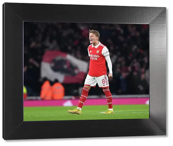 Arsenal's Triumph: Martin Odegaard Scores Third Goal vs Manchester United (2022-23)