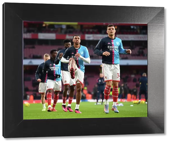 Arsenal vs Manchester United: Gabriel Magalhaes Pre-Match Routine at Emirates Stadium (2022-23)
