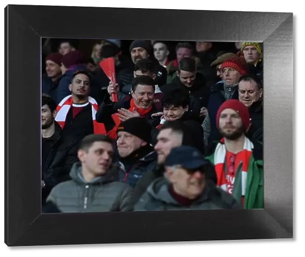 Arsenal Fans Epic Showdown: United Rivalry Echoes at Emirates Stadium - Premier League 2022-23