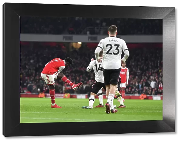 Bukayo Saka Scores His Second: Arsenal's Triumph Over Manchester United in the 2022-23 Premier League