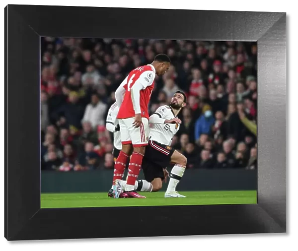 Arsenal vs Manchester United: Gabriel Faces Off Against Bruno Fernandes in Intense Premier League Clash