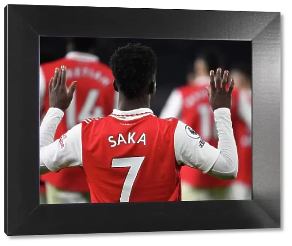 Saka's Brace: Arsenal's Premier League Victory Over Manchester United (2022-23)