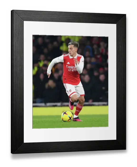 Framed Print : Arsenal's Trossard Scores Brilliant Goals: Outshining Manchester United in the Premier League (2022-23)