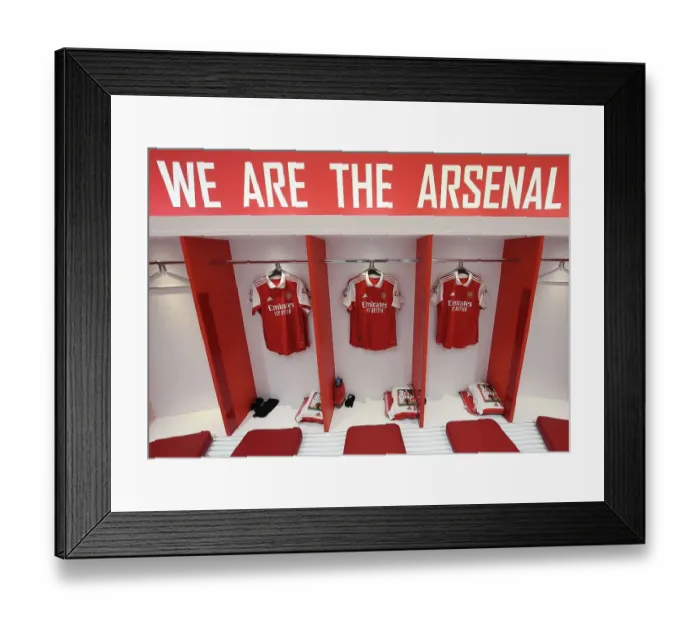 Framed Print : Arsenal FC: The Calm Before the Storm - Arsenal v Manchester United, Premier League 2022-23