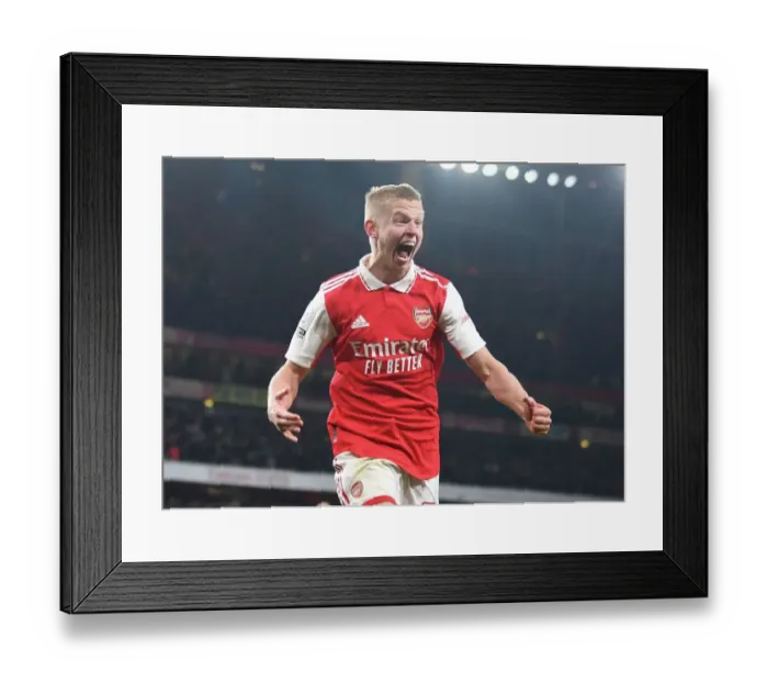 Framed Print : Arsenal's Triumph: Zinchenko's Goal Seals Manchester United Victory at Emirates Framed Print : Arsenal's Triumph: Zinchenko's Goal Seals Manchester United Victory at Emirates