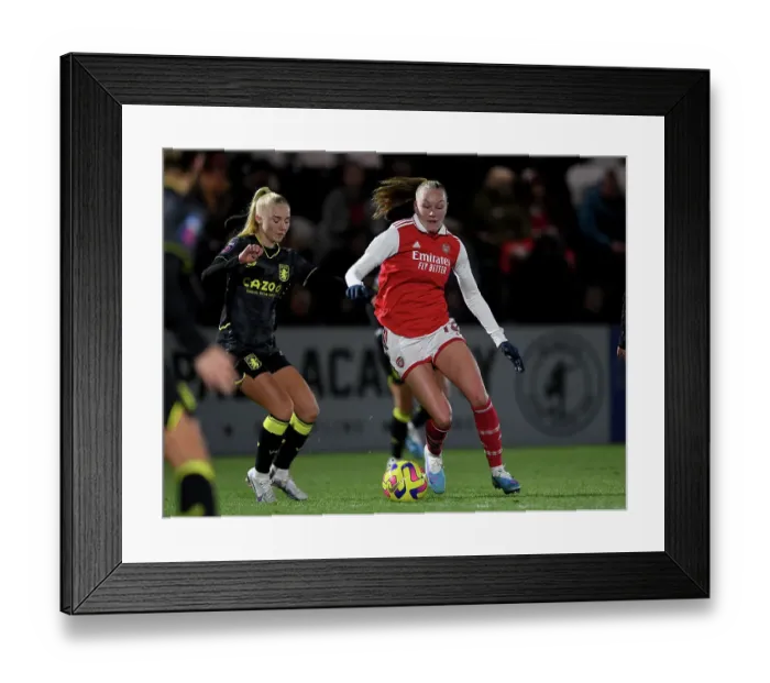 Framed Print : Arsenal Women vs Aston Villa: FA WSL Cup Clash at Meadow Park Framed Print : Arsenal Women vs Aston Villa: FA WSL Cup Clash at Meadow Park