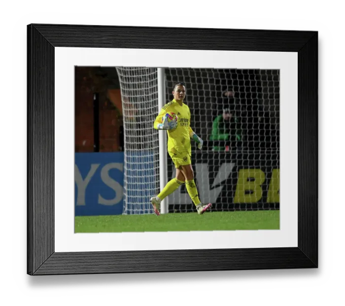 Framed Print : Arsenal Women vs Aston Villa: FA Women's Continental Tyres League Cup Match at Meadow Park