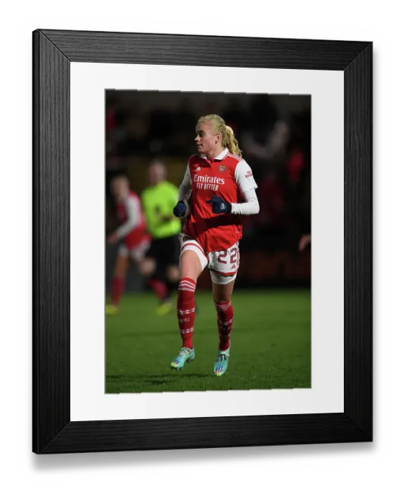Framed Print : Arsenal Women vs Aston Villa: FA WSL Cup Clash at Meadow Park