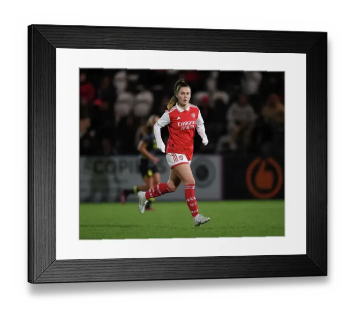 Framed Print : Arsenal Women vs. Aston Villa: FA Women's Continental Tyres League Cup Clash at Meadow Park