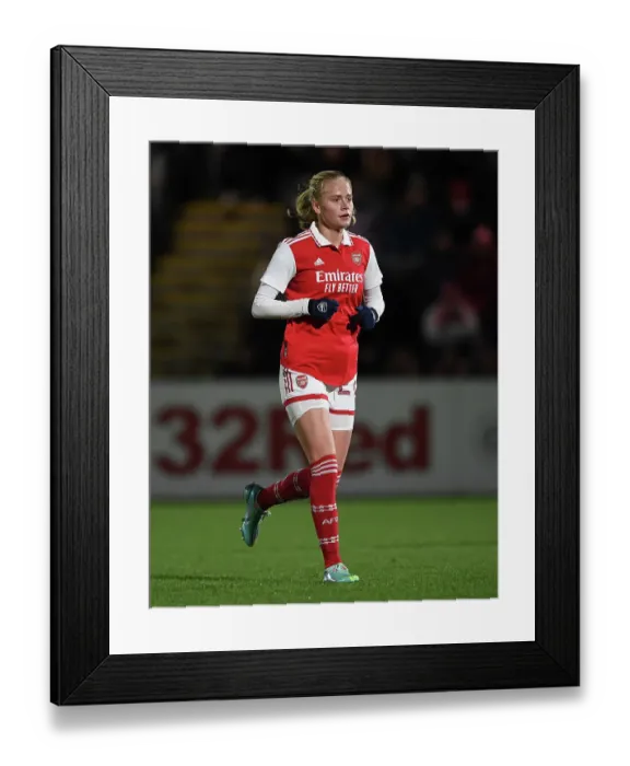 Framed Print : Arsenal Women vs. Aston Villa Women: Conti Cup Clash at Meadow Park Framed Print : Arsenal Women vs. Aston Villa Women: Conti Cup Clash at Meadow Park