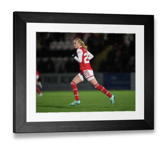 Framed Print : Arsenal Women vs Aston Villa: FA WSL Cup Clash at Meadow Park