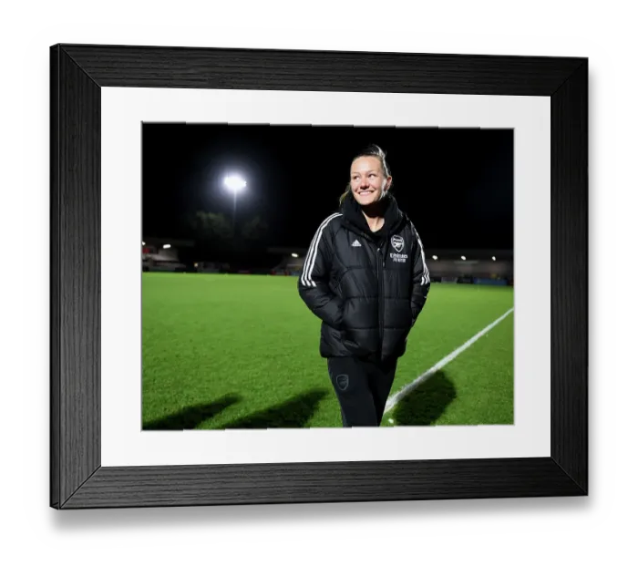 Framed Print : Arsenal Women vs Aston Villa: FA WSL Cup Showdown at Meadow Park