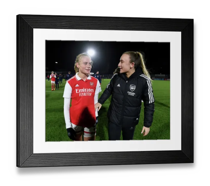 Framed Print : Arsenal Women Celebrate FA WSL Cup Triumph Over Aston Villa