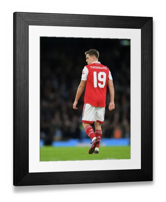 Framed Print : Arsenal's Trossard Prepares for FA Cup Battle against Manchester City Framed Print : Arsenal's Trossard Prepares for FA Cup Battle against Manchester City