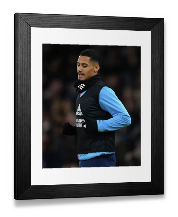 Framed Print : William Saliba at Etihad Stadium: Manchester City vs. Arsenal, Emirates FA Cup Fourth Round (2022-23) Framed Print : William Saliba at Etihad Stadium: Manchester City vs. Arsenal, Emirates FA Cup Fourth Round (2022-23)