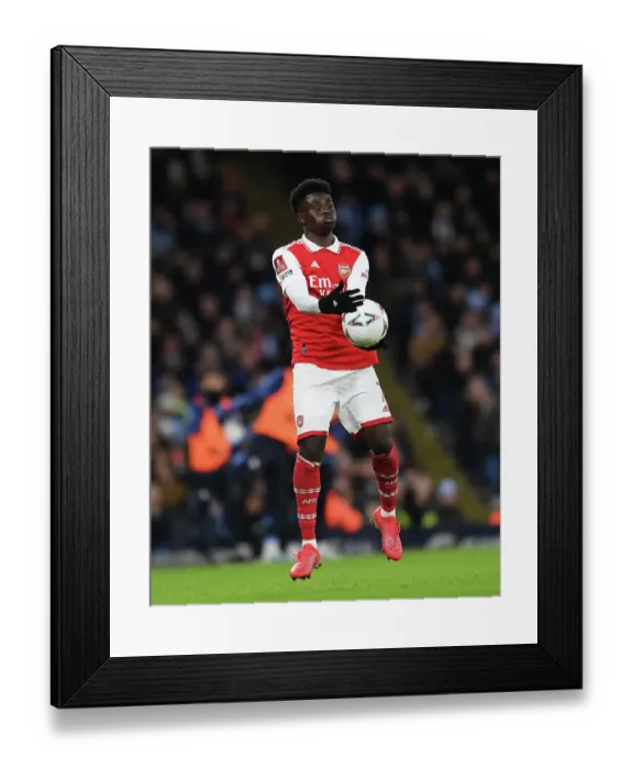 Framed Print : Bukayo Saka Shines: Arsenal vs. Manchester City - The Emirates FA Cup Fourth Round Showdown, 2022-23 Framed Print : Bukayo Saka Shines: Arsenal vs. Manchester City - The Emirates FA Cup Fourth Round Showdown, 2022-23