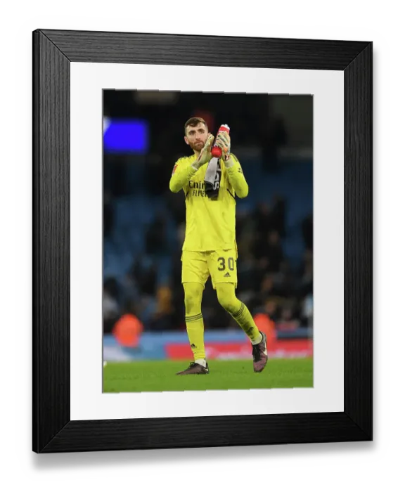 Framed Print : Arsenal's Matt Turner Celebrates FA Cup Victory Over Manchester City Framed Print : Arsenal's Matt Turner Celebrates FA Cup Victory Over Manchester City