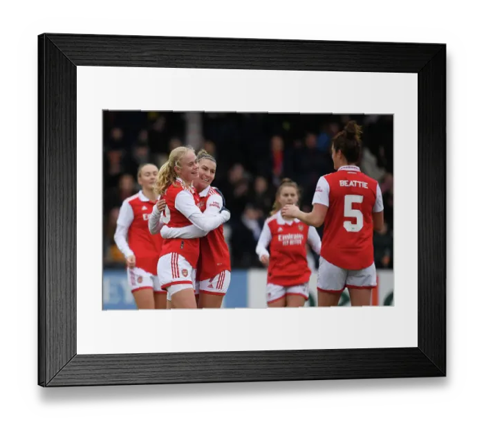 Framed Print : Arsenal v Leeds Ladies: Vitality Women's FA Cup Fourth Round Framed Print : Arsenal v Leeds Ladies: Vitality Women's FA Cup Fourth Round