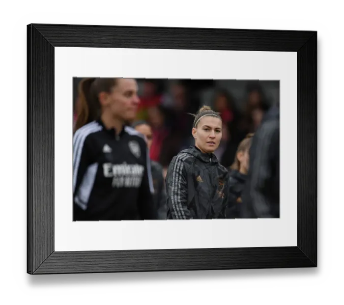 Framed Print : Arsenal Women vs Leeds United Women: FA Cup Fourth Round Showdown at Meadow Park