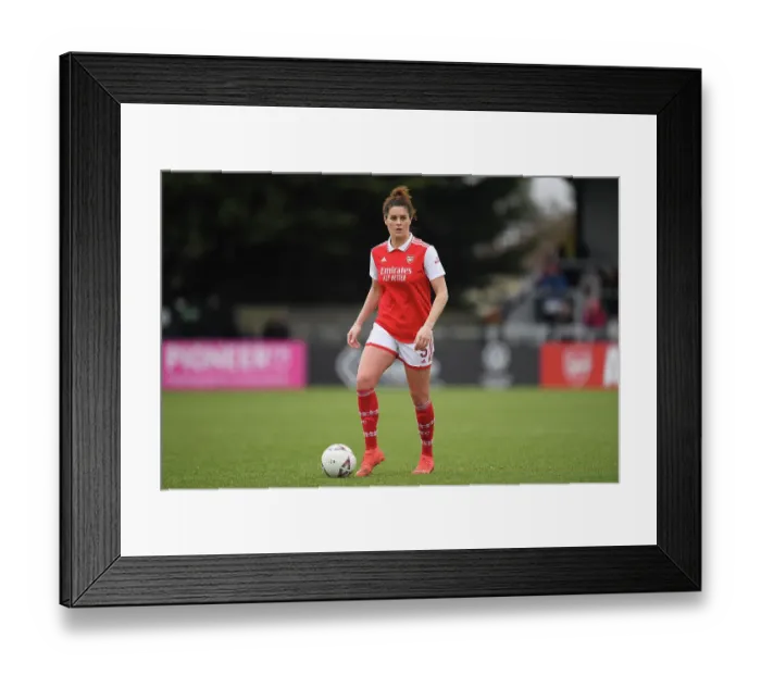 Framed Print : Arsenal Women vs Leeds United Women: FA Cup Fourth Round Clash at Meadow Park Framed Print : Arsenal Women vs Leeds United Women: FA Cup Fourth Round Clash at Meadow Park