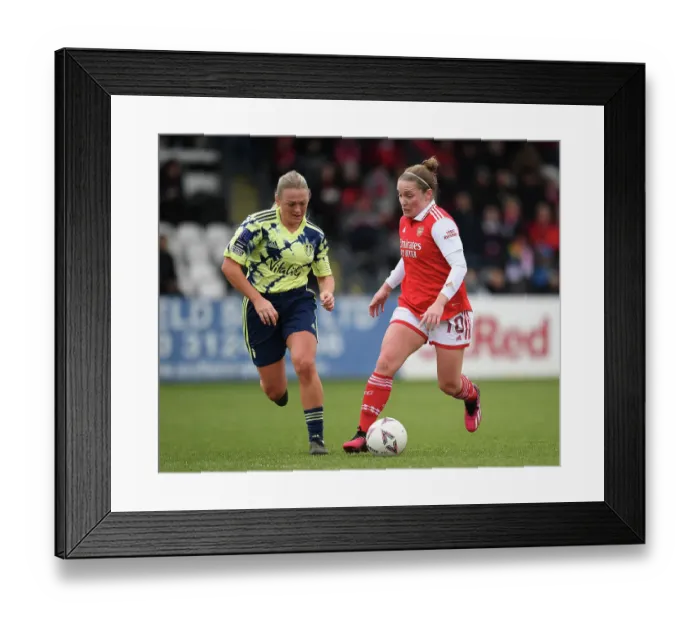 Framed Print : FA Cup Fourth Round: Kim Little's Showdown - Arsenal Women vs Leeds United Women Framed Print : FA Cup Fourth Round: Kim Little's Showdown - Arsenal Women vs Leeds United Women
