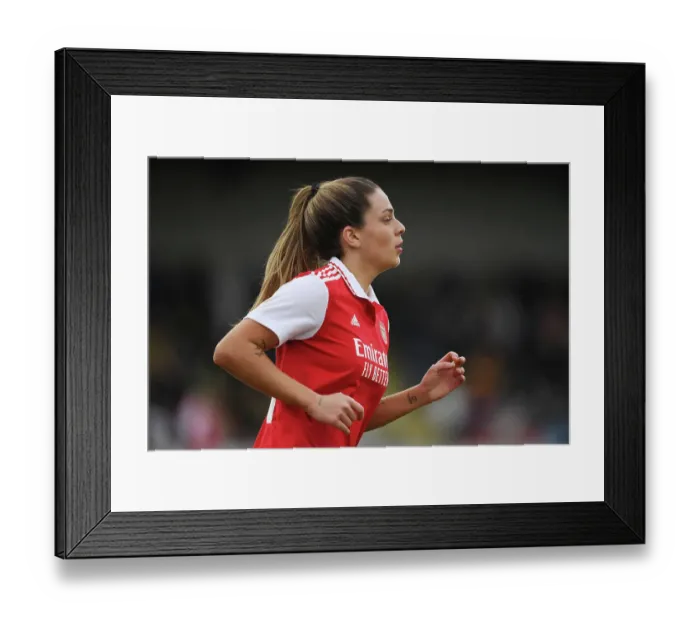 Framed Print : Arsenal Women vs Leeds United Women: FA Cup Fourth Round Clash at Meadow Park