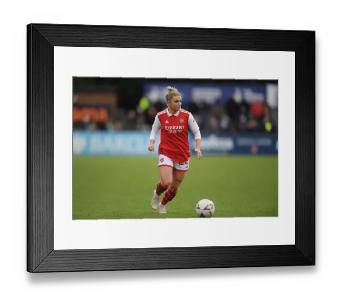 Framed Print : Arsenal Women vs Leeds United Women: FA Cup Fourth Round Battle at Meadow Park