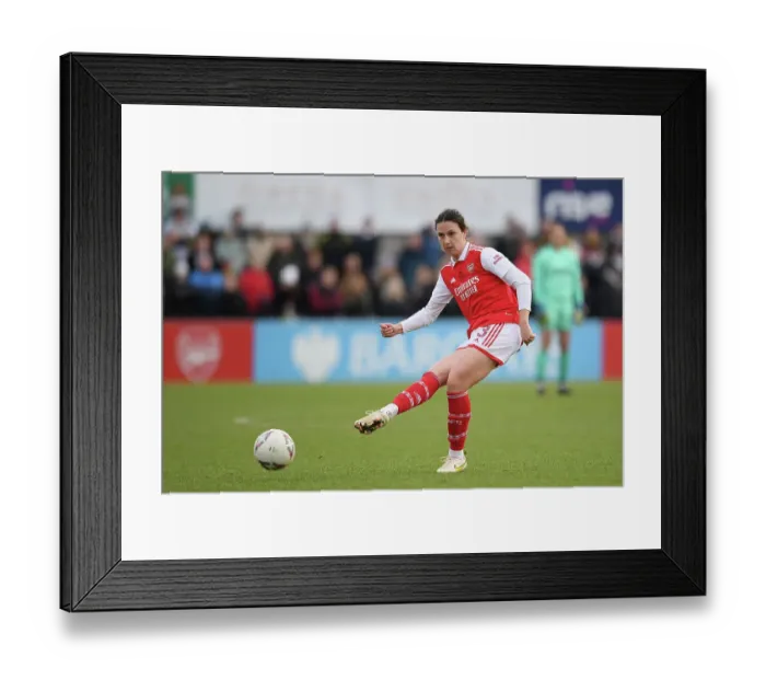 Framed Print : Arsenal Women vs Leeds United Women: FA Cup Fourth Round Clash at Meadow Park