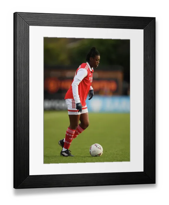Framed Print : Arsenal Women vs Leeds United Women: FA Cup Fourth Round Battle at Meadow Park