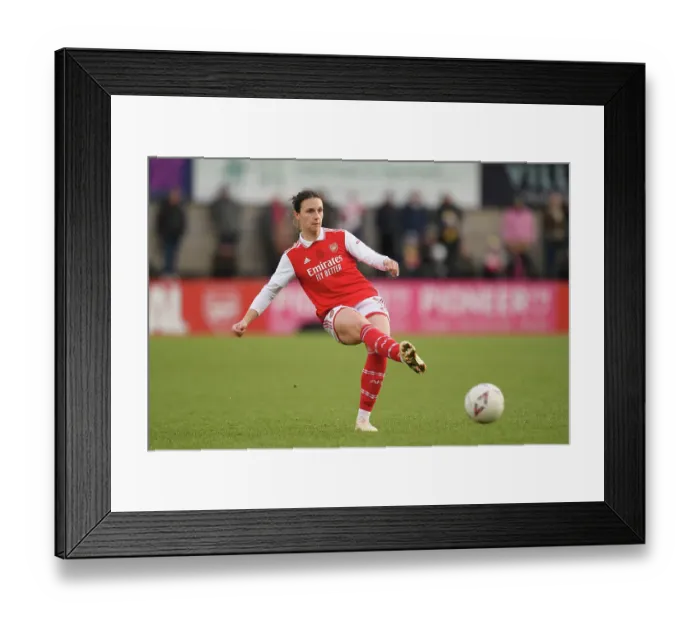 Framed Print : Arsenal Women vs Leeds United Women: FA Cup Fourth Round Clash at Meadow Park Framed Print : Arsenal Women vs Leeds United Women: FA Cup Fourth Round Clash at Meadow Park