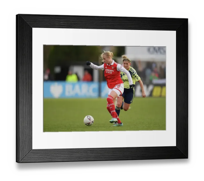 Framed Print : Arsenal Women vs Leeds United Women: FA Cup Fourth Round Showdown