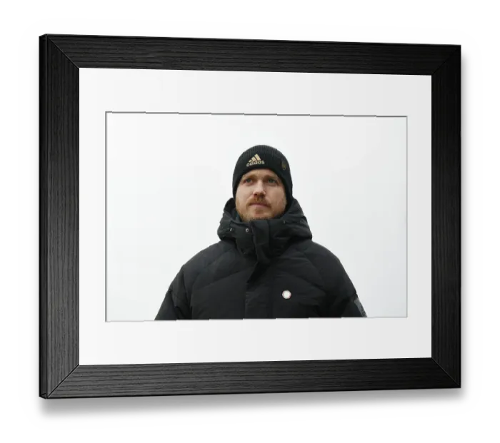Framed Print : Arsenal Women vs Leeds United Women: FA Cup Fourth Round - Jonas Eidevall Checks Pitch Condition at Meadow Park Framed Print : Arsenal Women vs Leeds United Women: FA Cup Fourth Round - Jonas Eidevall Checks Pitch Condition at Meadow Park