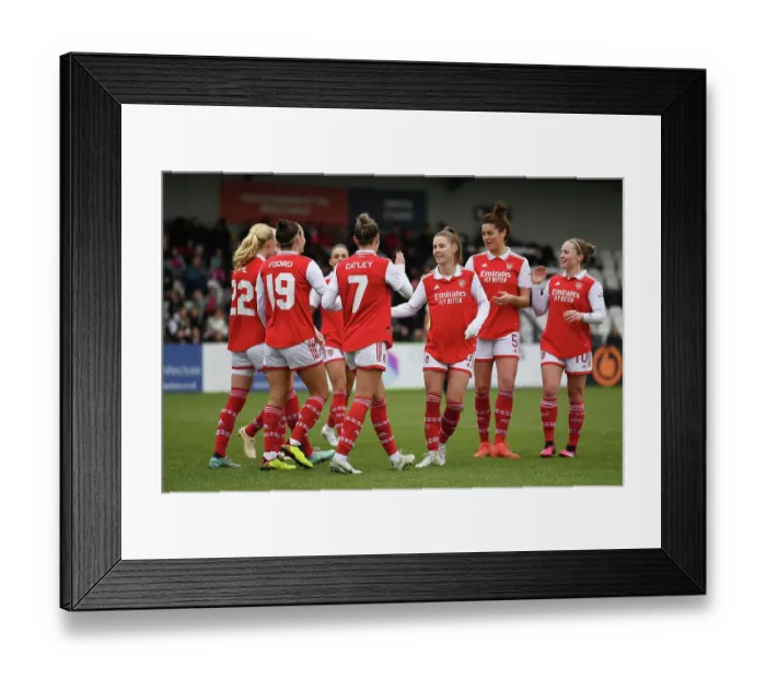 Framed Print : Arsenal Women Triumph Over Leeds in FA Cup Fourth Round: Caitlin Foord Scores the Opener Framed Print : Arsenal Women Triumph Over Leeds in FA Cup Fourth Round: Caitlin Foord Scores the Opener