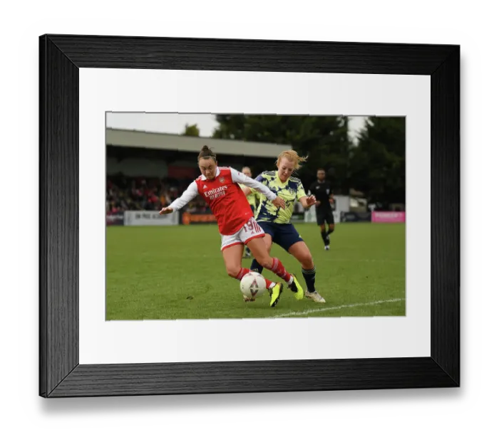 Framed Print : Arsenal Women vs Leeds United Women: FA Cup Fourth Round Showdown at Meadow Park Framed Print : Arsenal Women vs Leeds United Women: FA Cup Fourth Round Showdown at Meadow Park