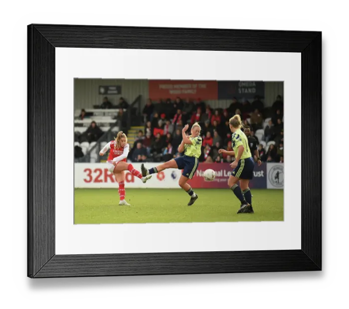 Framed Print : Arsenal Women Crush Leeds: Ninth Goal by Victoria Pelova in FA Cup Fourth Round Framed Print : Arsenal Women Crush Leeds: Ninth Goal by Victoria Pelova in FA Cup Fourth Round