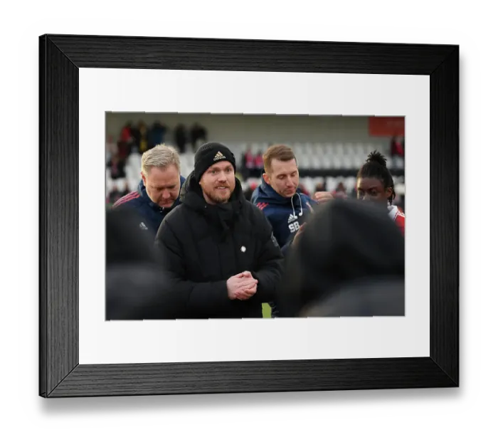 Framed Print : Arsenal Women's FA Cup Victory: Jonas Eidevall Leads Team Past Leeds Framed Print : Arsenal Women's FA Cup Victory: Jonas Eidevall Leads Team Past Leeds