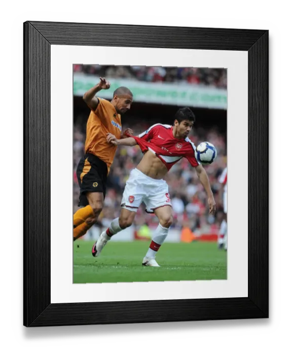 Framed Print : Eduardo's Edge: Arsenal's Victory Over Henry and Wolverhampton Wanderers in the FA Premier League, 2010