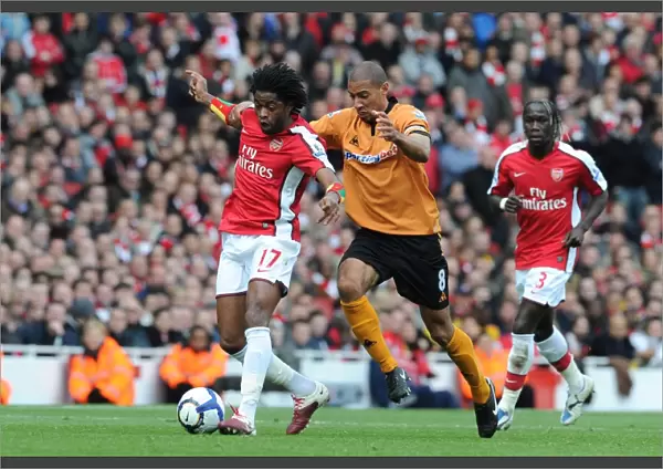 Alex Song (Arsenal) Carl Henry (Wolves). Arsenal 1: 0 Wolverhampton Wanderers