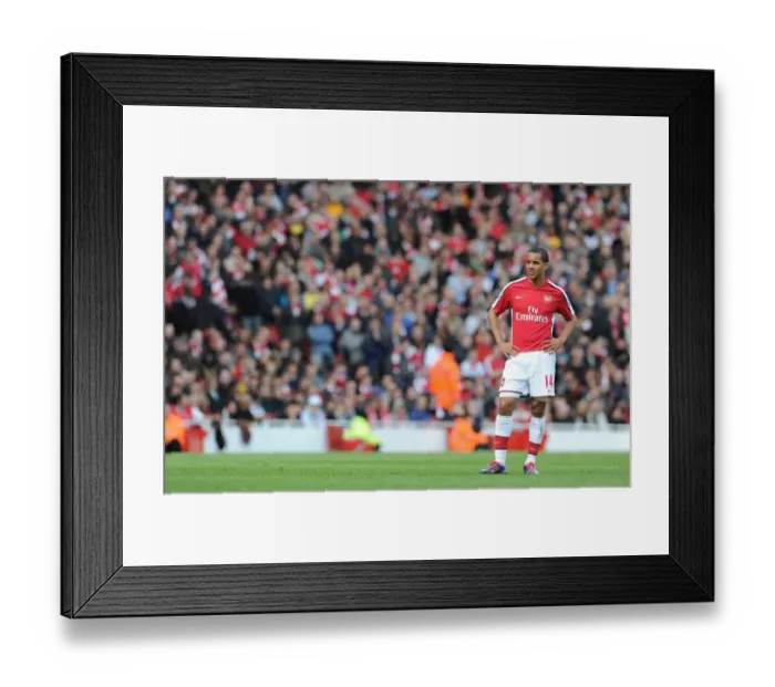 Framed Print : Theo Walcott's Goal Secures Arsenal's 1:0 Victory Over Wolverhampton Wanderers, FA Premier League 2010