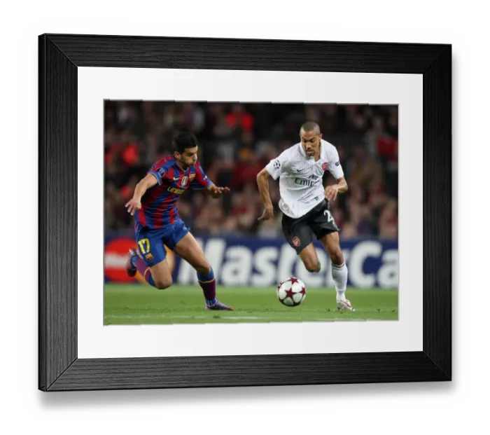 Framed Print : Clash of Stars: Pedro Rodriguez vs. Gael Clichy in Barcelona's 4-1 Victory over Arsenal in the UEFA Champions League Quarterfinals Framed Print : Clash of Stars: Pedro Rodriguez vs. Gael Clichy in Barcelona's 4-1 Victory over Arsenal in the UEFA Champions League Quarterfinals