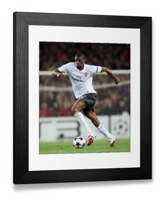 Framed Print : Abou Diaby (Arsenal). Barcelona 4: 1 Arsenal. UEFA Champions League. Quarter Final Framed Print : Abou Diaby (Arsenal). Barcelona 4: 1 Arsenal. UEFA Champions League. Quarter Final