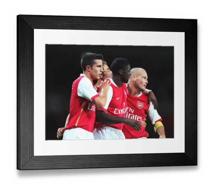 Framed Print : Freddie Ljungberg is congratulated on scoring Arsenal s Framed Print : Freddie Ljungberg is congratulated on scoring Arsenal s
