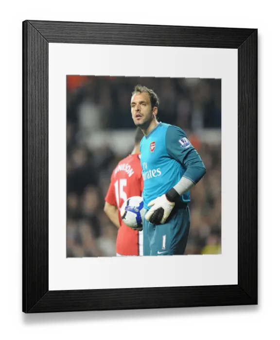 Framed Print : Manuel Almunia (Arsenal). Tottenham Hotspur 2: 1 Arsenal, Barclays Premier League